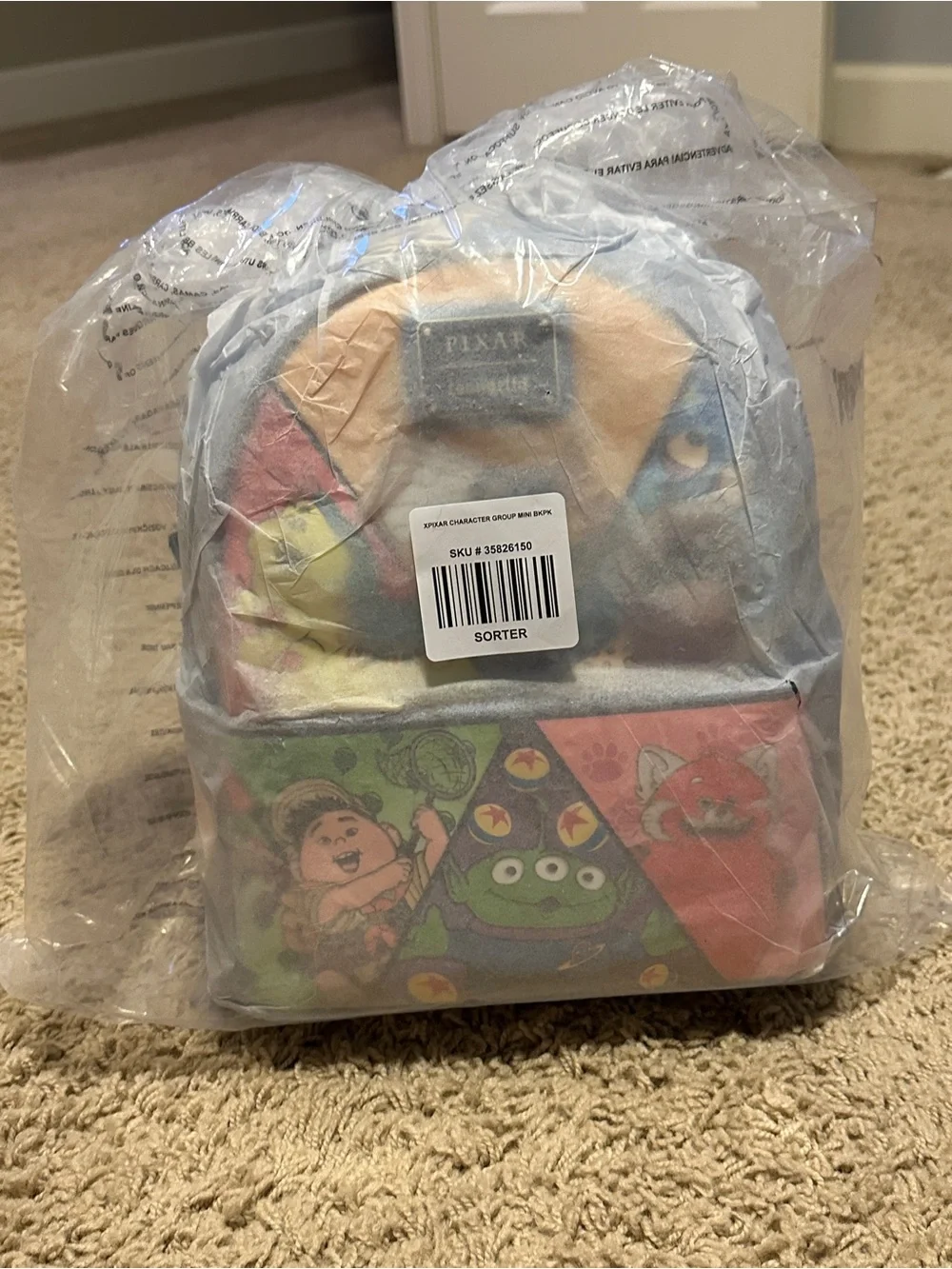 NWT Loungefly Disney Pixar Characters Mini Backpack - BoxLunch Exclusive